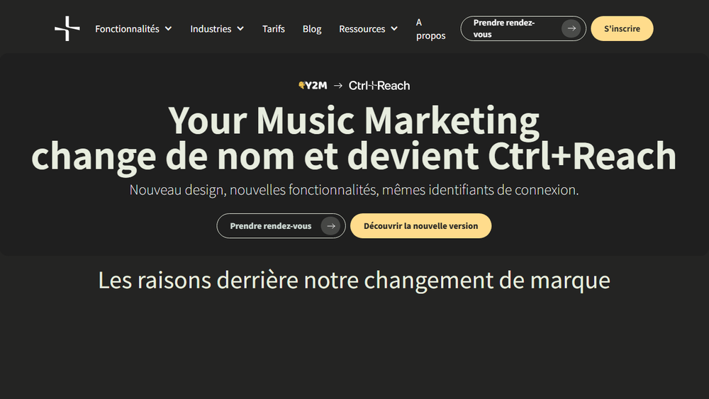 Screenshot of Ctrl+Reach Announcement Screenshot of Ctrl+Reach Announcement