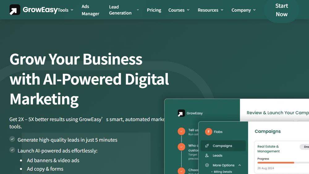 Screenshot of GrowEasy Screenshot of GrowEasy