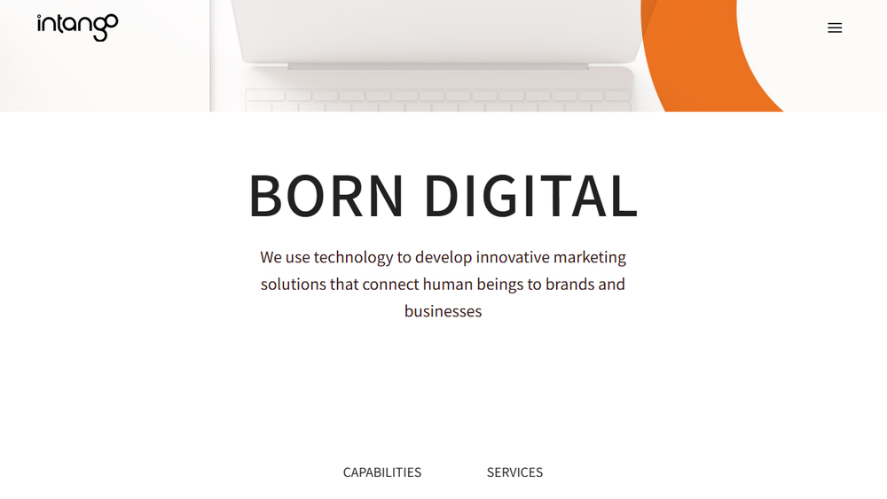 Screenshot of Intango