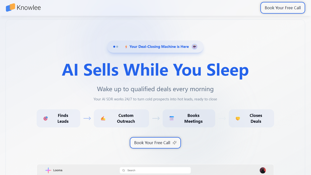 Screenshot of Knowlee AI Automator