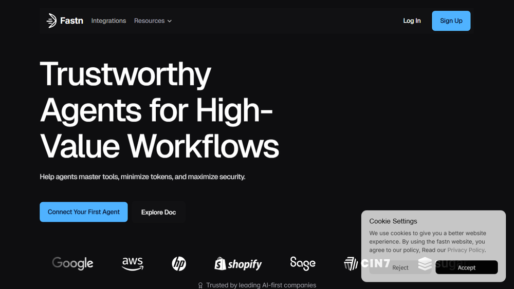 Screenshot of Fastn Agent Tools Screenshot of Fastn Agent Tools