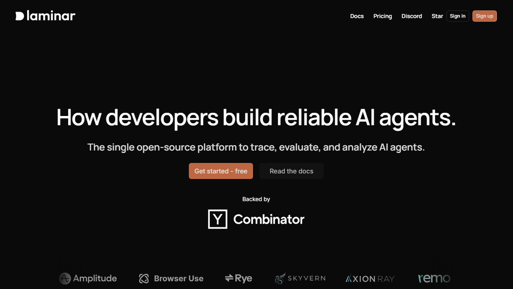 Screenshot of LMNR AI