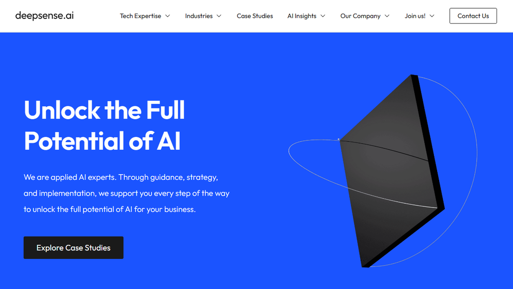Screenshot of Deepsense.ai - Custom AI Software Development & Consulting