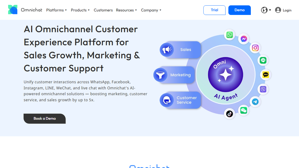 Screenshot of Omnichat: Omnichannel Customer Experience Platform