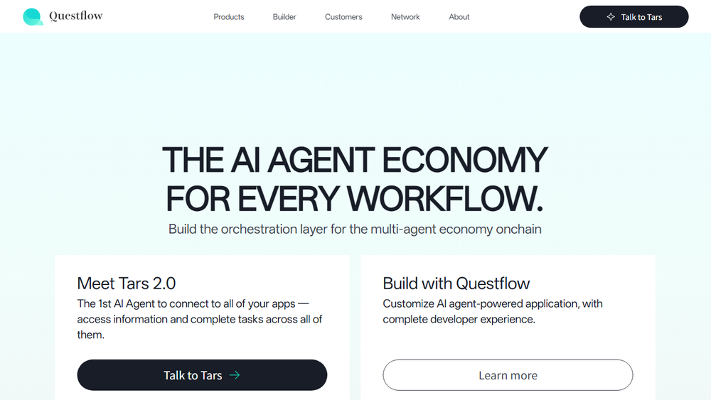 Screenshot of Questflow Screenshot of Questflow