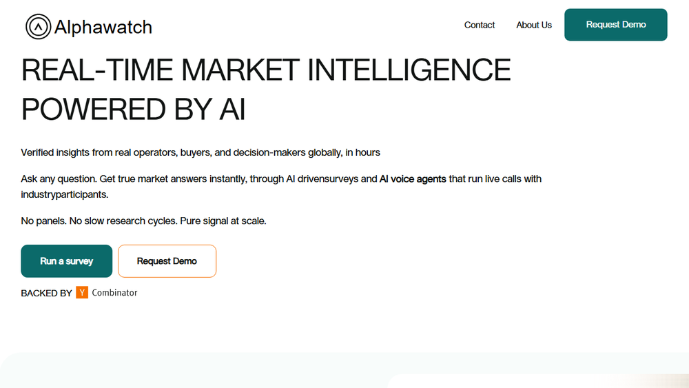Screenshot of AlphaWatch AI Screenshot of AlphaWatch AI