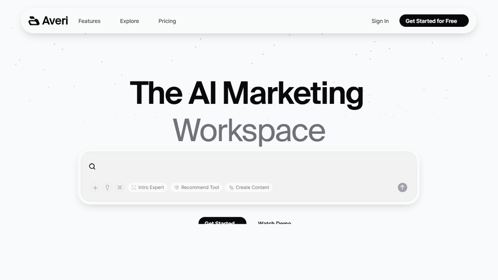 Screenshot of Averi: The AI Marketing Workspace Screenshot of Averi: The AI Marketing Workspace