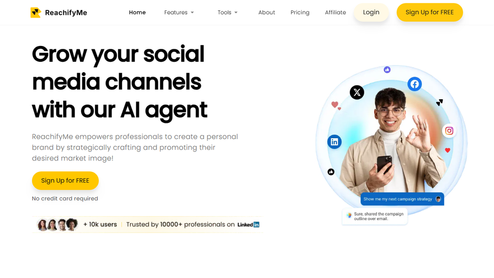 Screenshot of ReachifyMe LinkedIn AI Post Generator Screenshot of ReachifyMe LinkedIn AI Post Generator