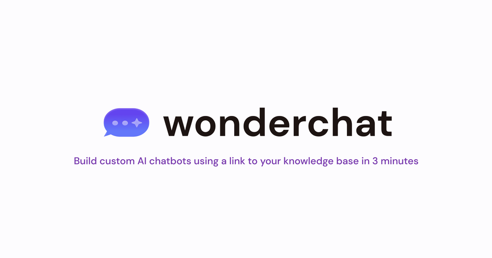 Screenshot of Wonderchat AI Chatbot