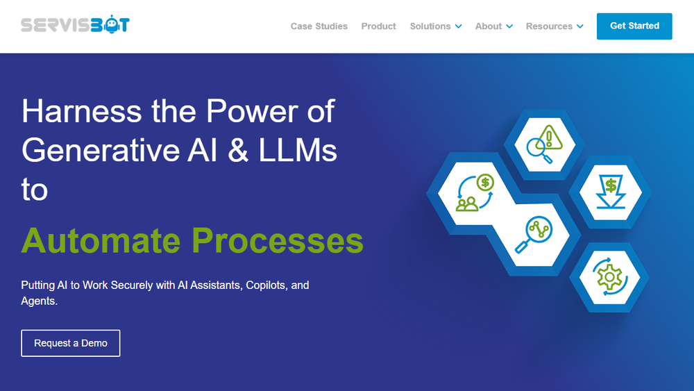 Screenshot of ServisBOT - AI Solutions for Businesses using LLMs Screenshot of ServisBOT - AI Solutions for Businesses using LLMs