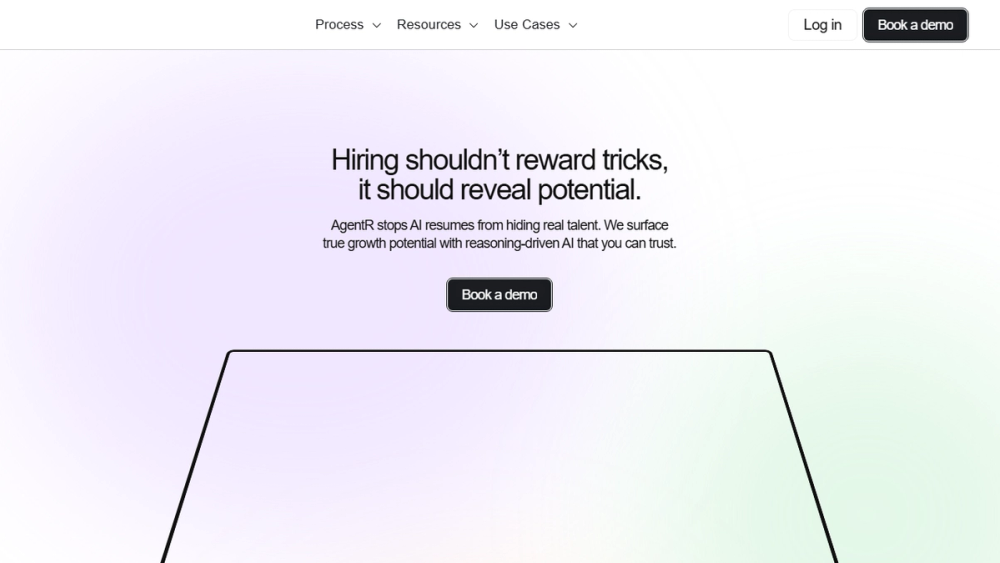Screenshot of AgentR: AI-Powered Hiring Assistant Screenshot of AgentR: AI-Powered Hiring Assistant