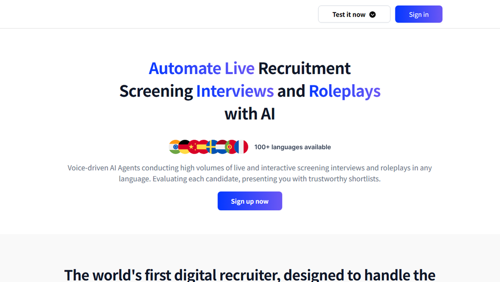Screenshot of HireHeroes AI Recruitment Screenshot of HireHeroes AI Recruitment