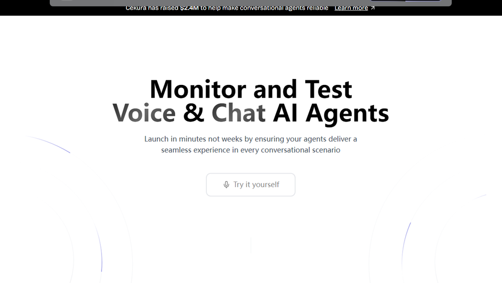 Screenshot of Cekura Screenshot of Cekura