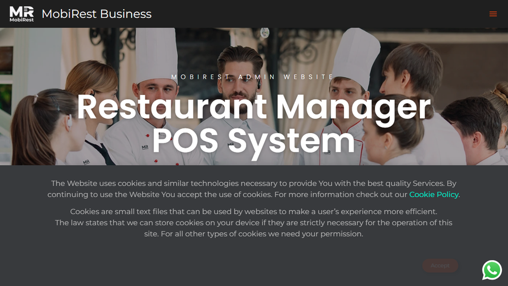 Screenshot of MobiRest Business Screenshot of MobiRest Business