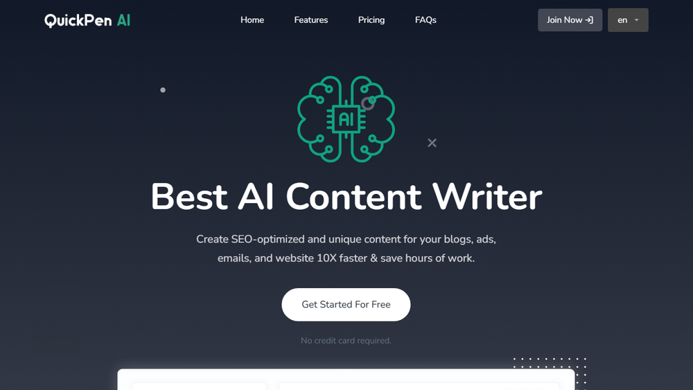 Screenshot of QuickPen AI Screenshot of QuickPen AI
