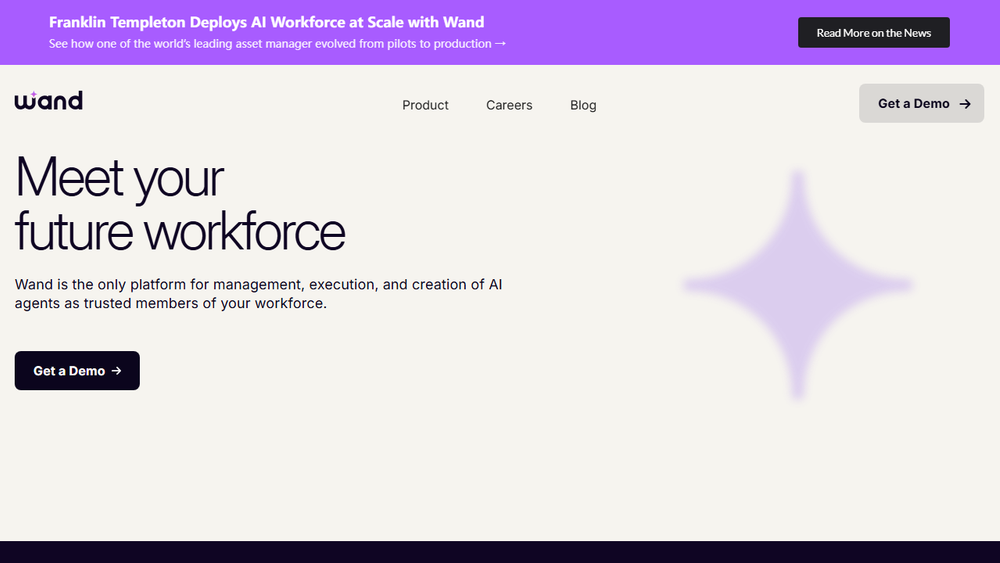 Screenshot of Wand AI
