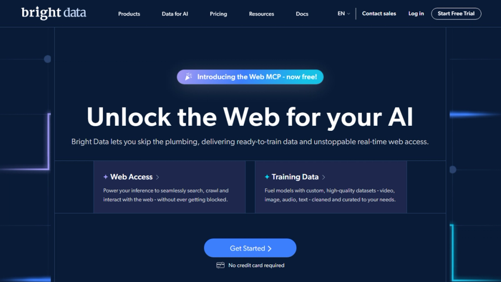 Screenshot of Bright Data for AI Screenshot of Bright Data for AI