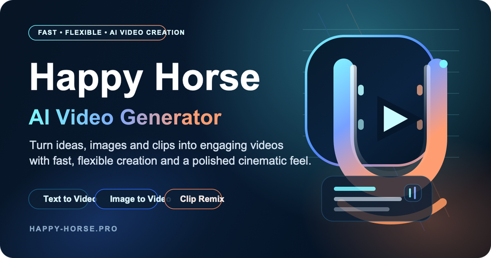 image of Happy Horse - AI Video Generator image of Happy Horse - AI Video Generator