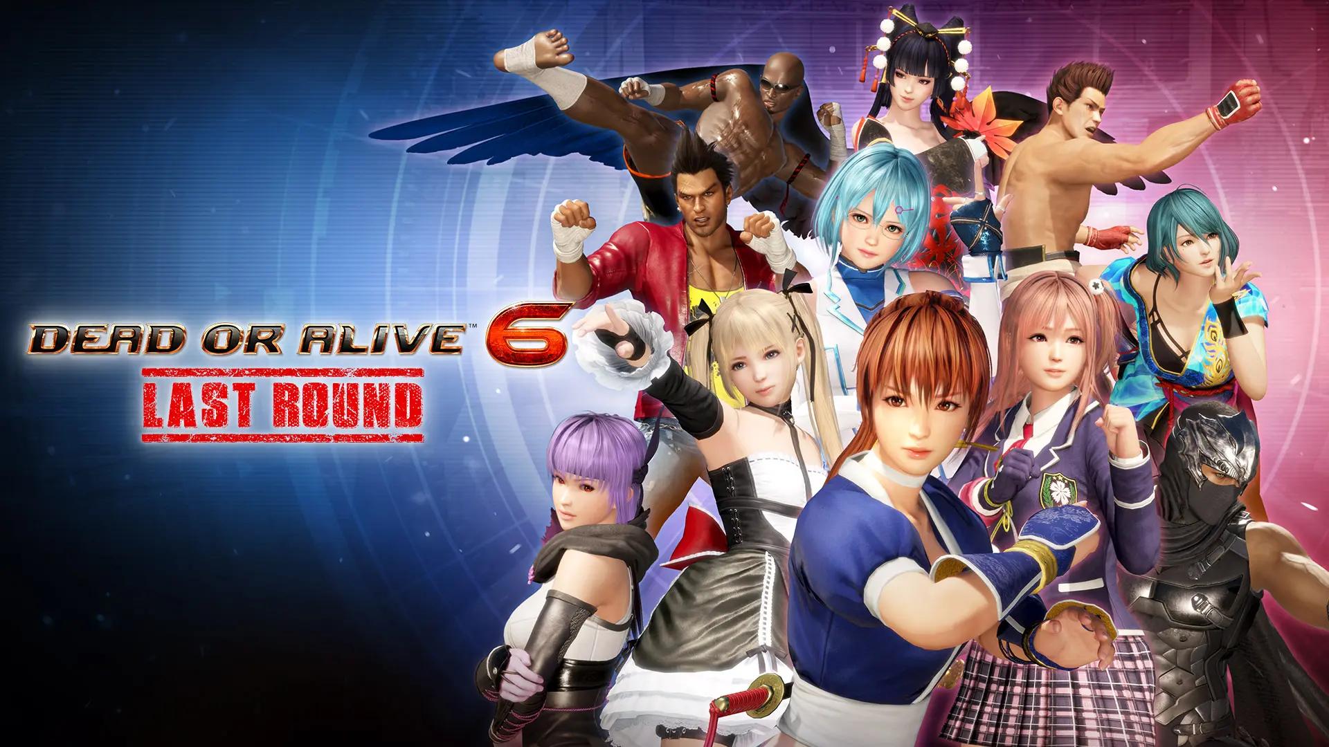 Dead or Alive 6 Last Round release announcement cover