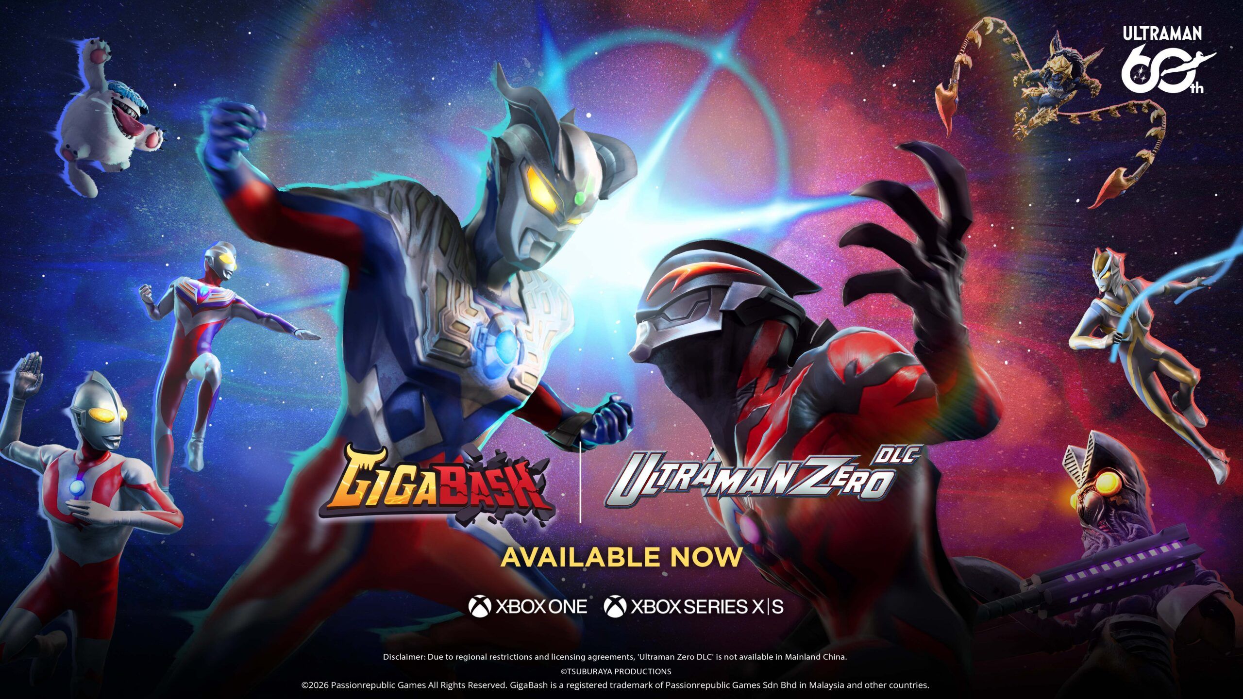 GigaBash Ultraman Zero DLC Rilis Hari Ini — Ultraman Zero dan Belial Masuk Roster, Total 30 Karakter Sekarang
