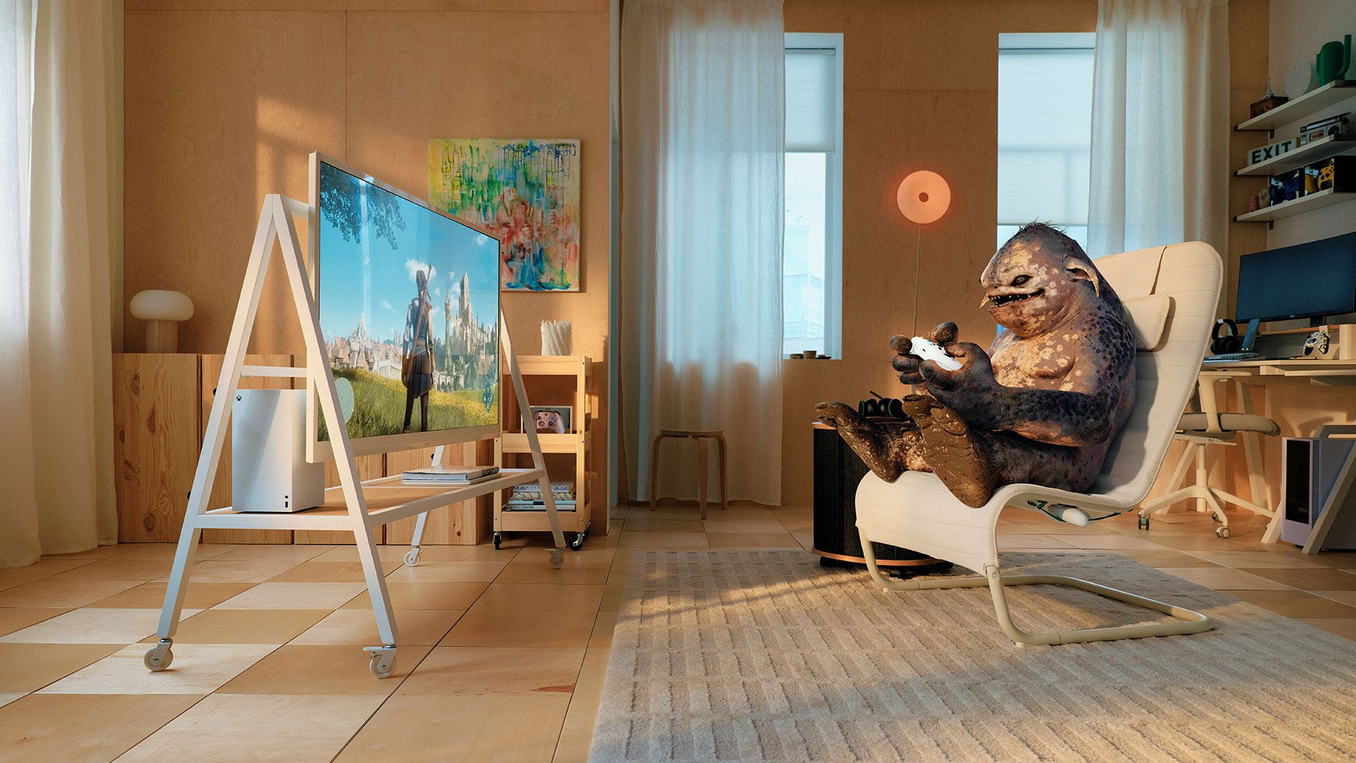 Xbox x IKEA Luncurkan YXSTABY Collection — Furniture Gaming dari Meja Adjustable sampai Cable Management Built-In
