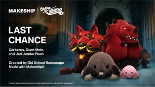 Old School RuneScape Jumbo Boss Plushies Makeship Terakhir Kali Dijual — Koleksi Limited-Time Sebelum Campaign Tutup