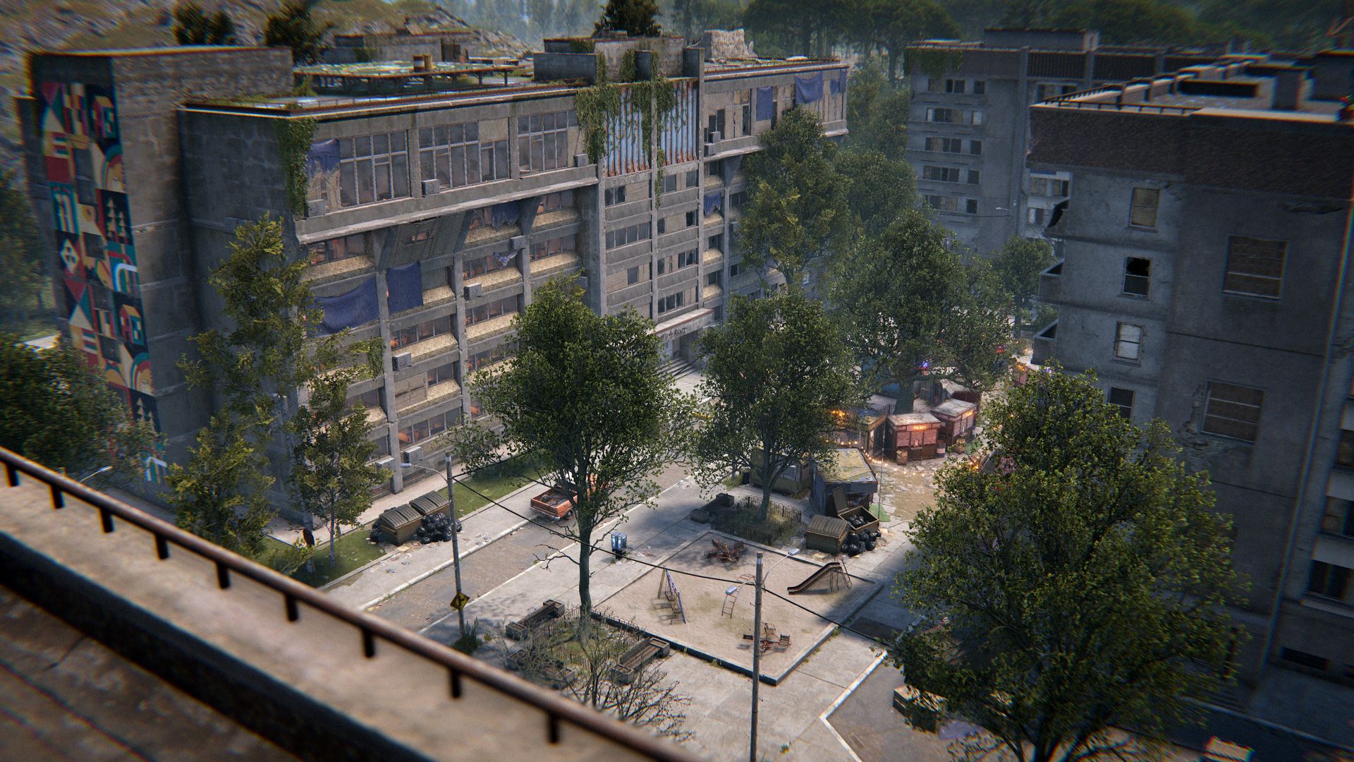 Rust Update Common Ground: Apartment Complex Rentable Plus Marketplace Shops Player-Run