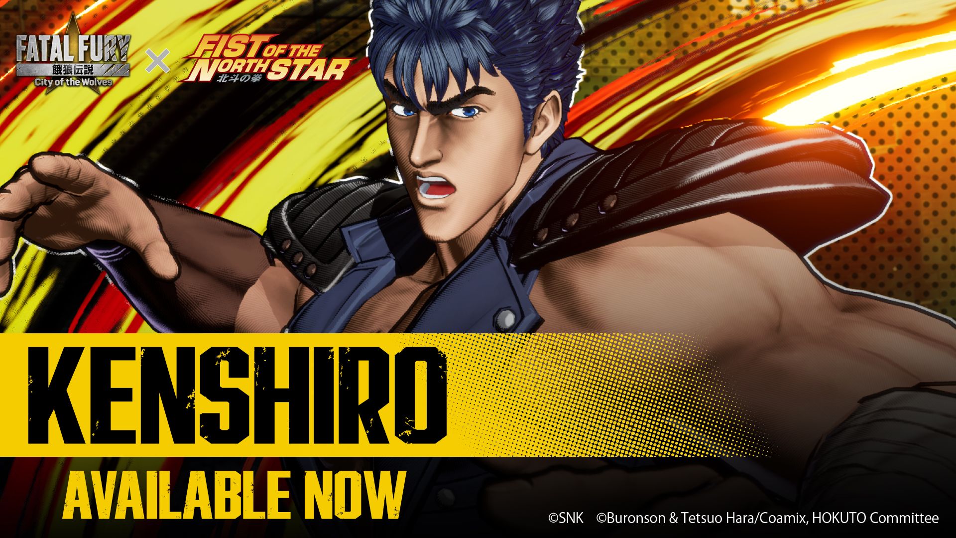 Kenshiro dari Fist of the North Star Masuk Fatal Fury: City of the Wolves — DLC Terakhir Season Pass 2 dengan Hokuto Shinken
