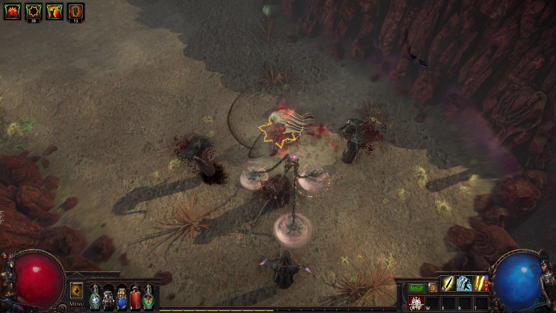 Path of Exile hero art