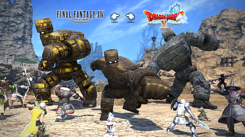 Final Fantasy XIV Event Breaking Brick Mountains Balik 25 Juni — Hadiah King Slime Crown & Dragon Quest X Framer's Kit