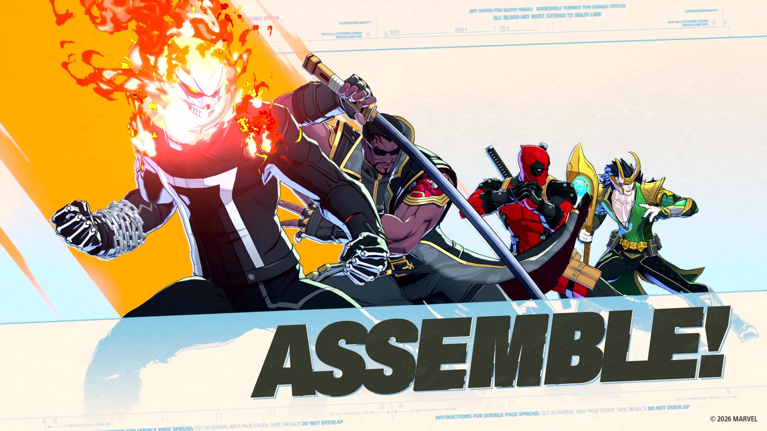 MARVEL Tōkon: Fighting Souls Ungkap Tim Samurai Outriders — Blade, Loki, Deadpool Gabung Ghost Rider