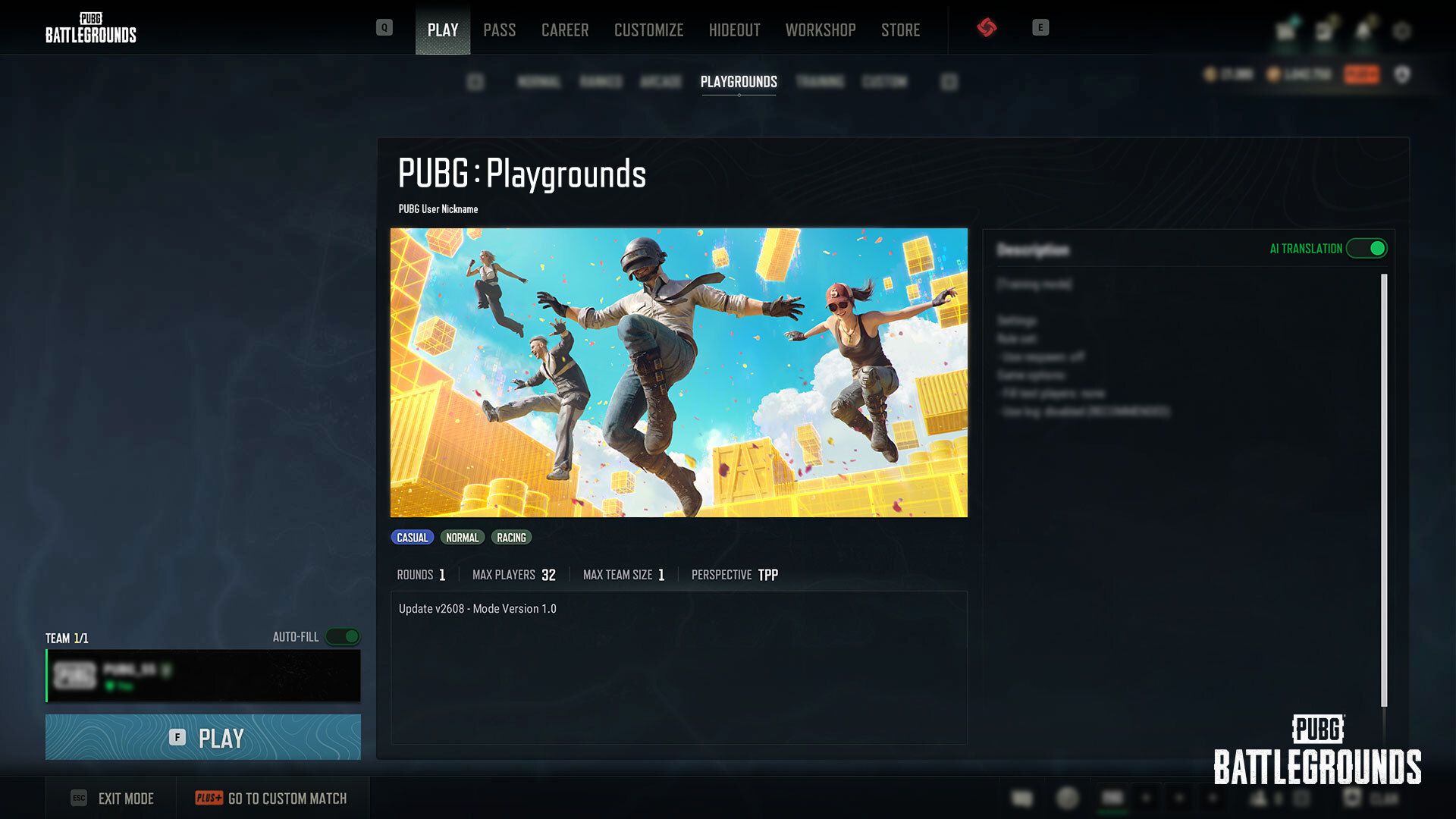 PUBG: Playgrounds Rilis Hari Ini — Matchmaking Buat Community-Created Modes, Update Bulanan, Kreator Nggak Bisa Submit Langsung