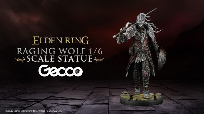 Elden Ring Raging Wolf Statue 1/6 Scale Pre-Order Dibuka — 33 cm, Rilis Winter 2026