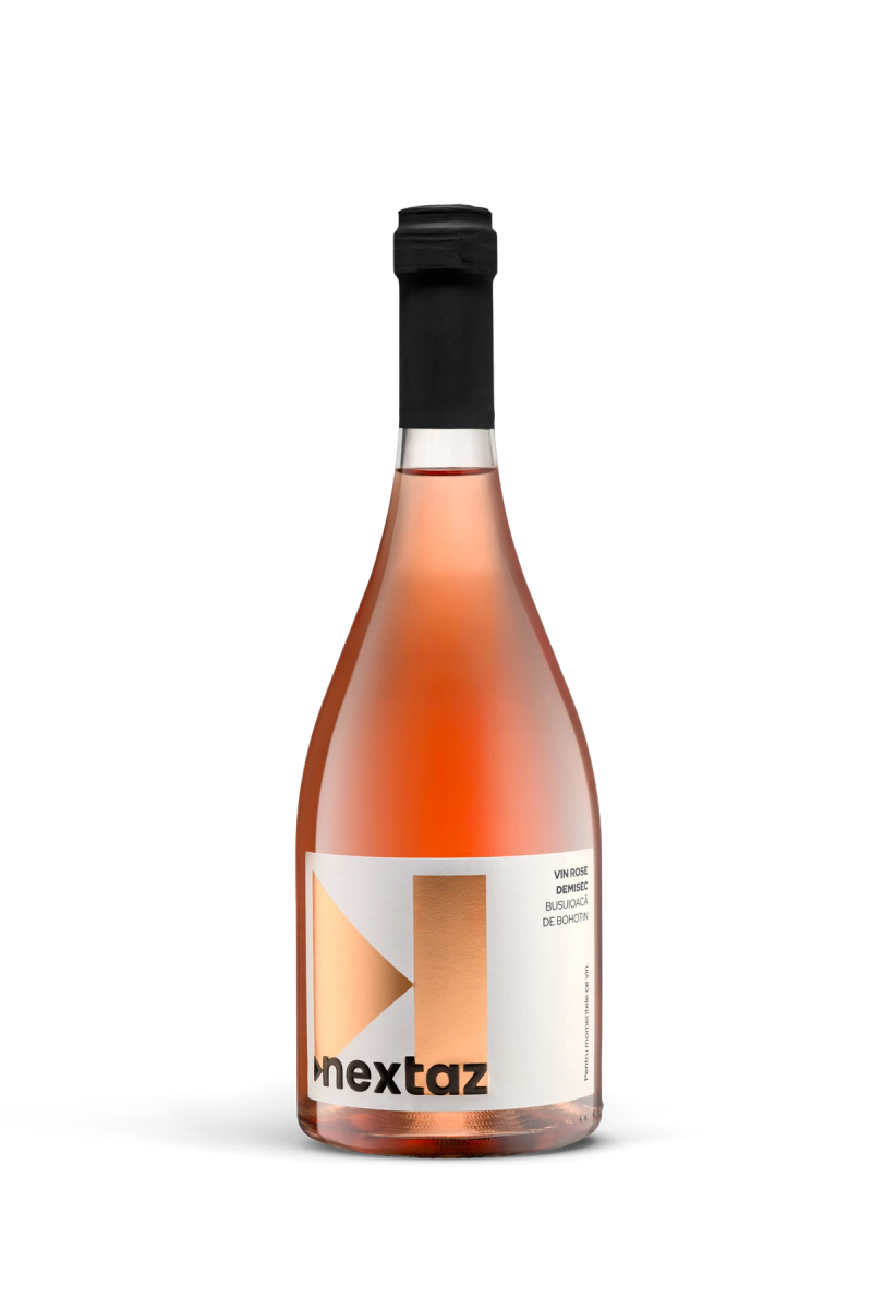 Vin Rose Nextaz, Busuioaca de Bohotin, Demisec, 0.75L