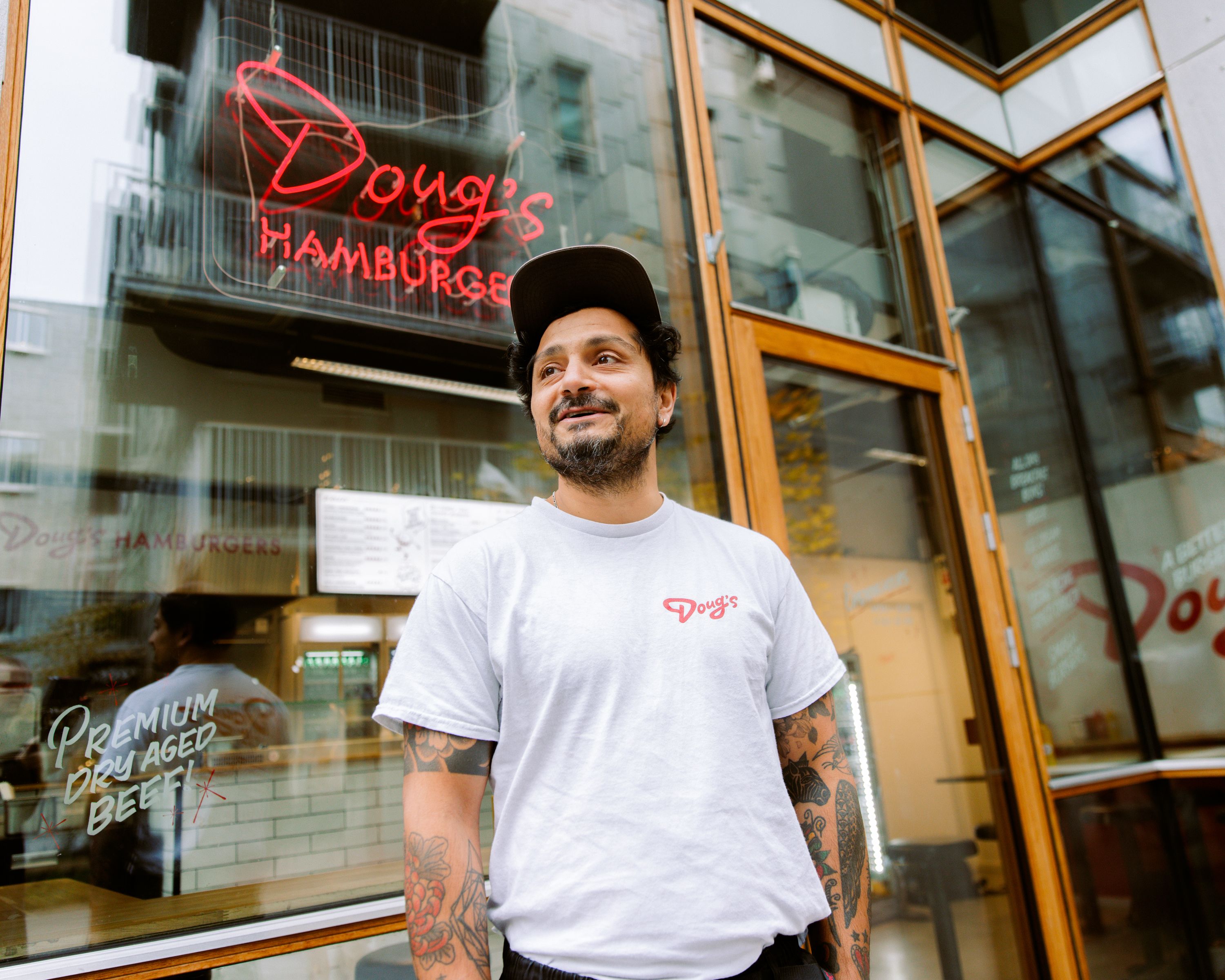 Bilder av mennesker i bukta