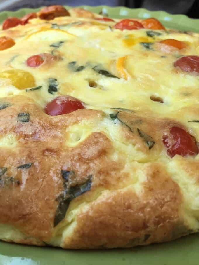 Frittata with Garden Vegetables