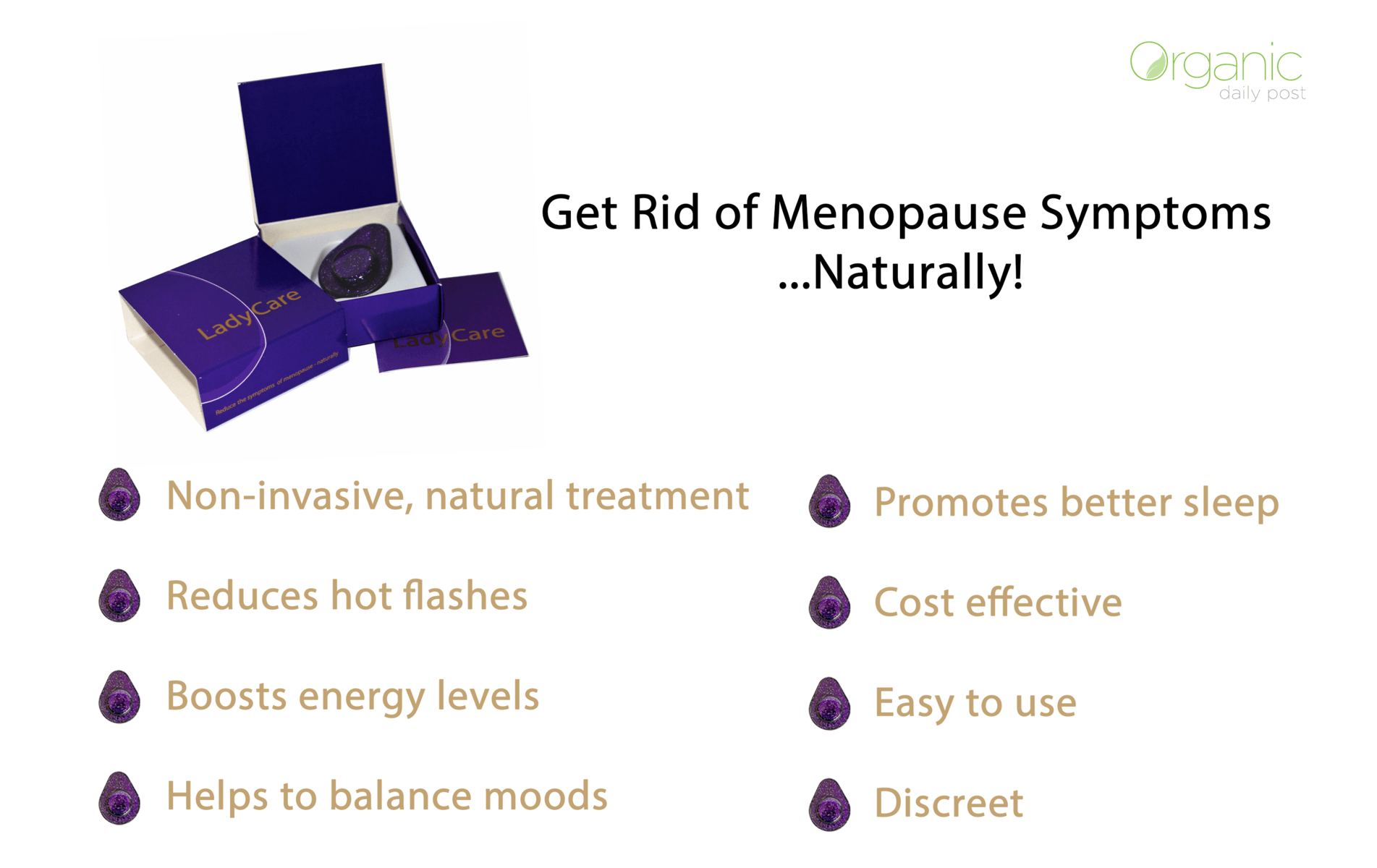 Natural hot flash treatment