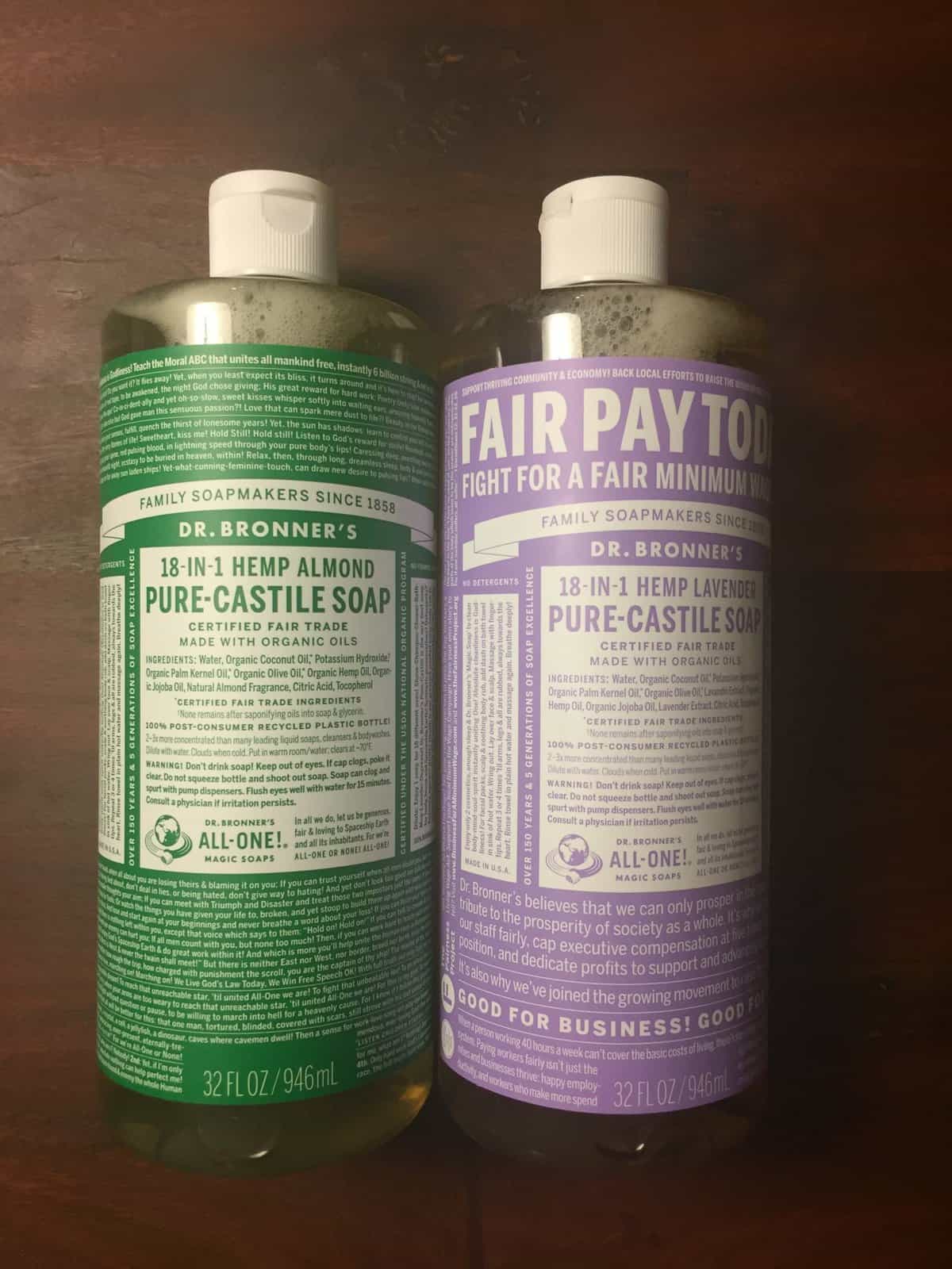 Dr. Bronner's Liquid Castile Soap