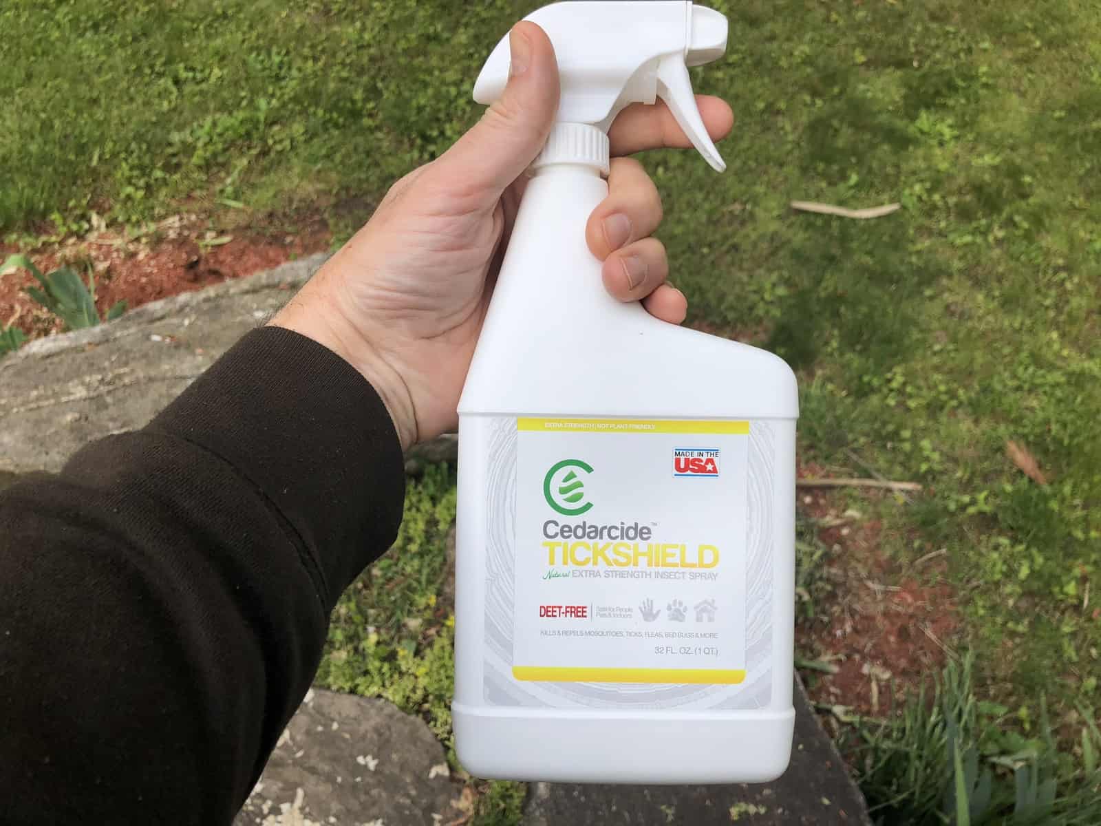 Cedarcide Tickshield Tactical cedar-oil spray