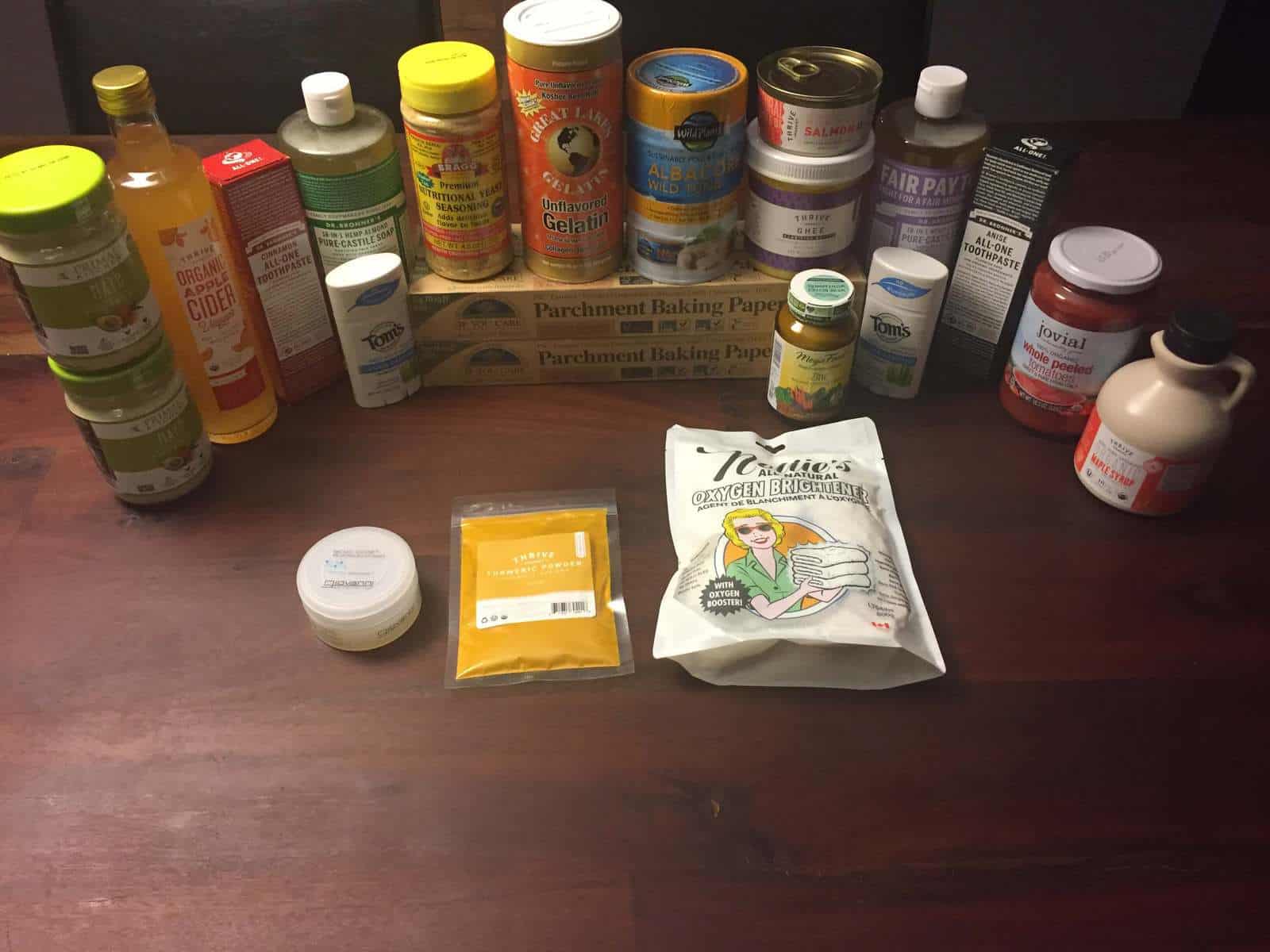 Thrive Markets products