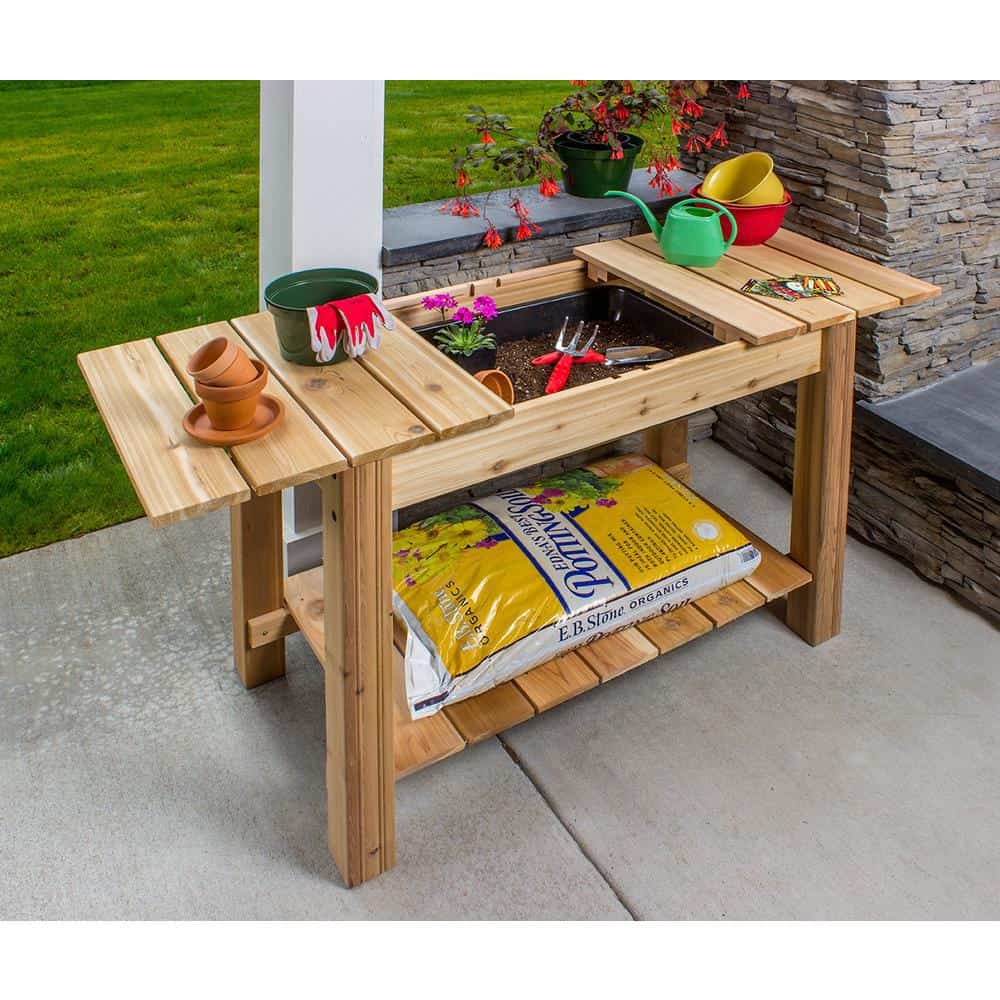 6. Cedar Potting Bench
