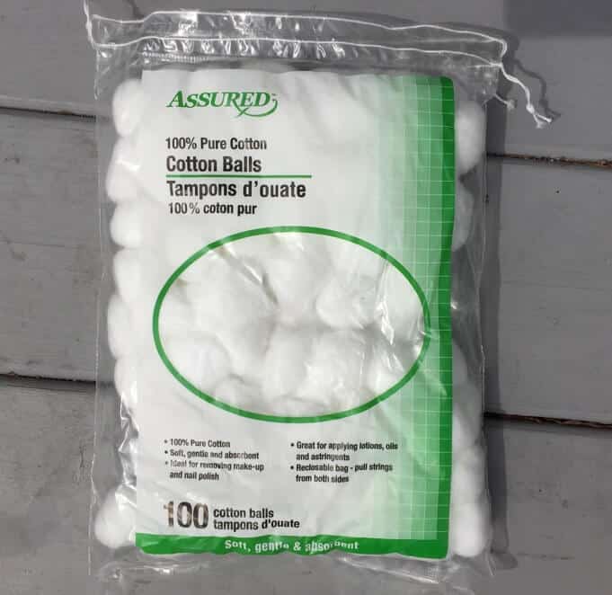 Cotton Balls for Tick Tubes