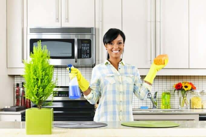Cleaning with essential oils