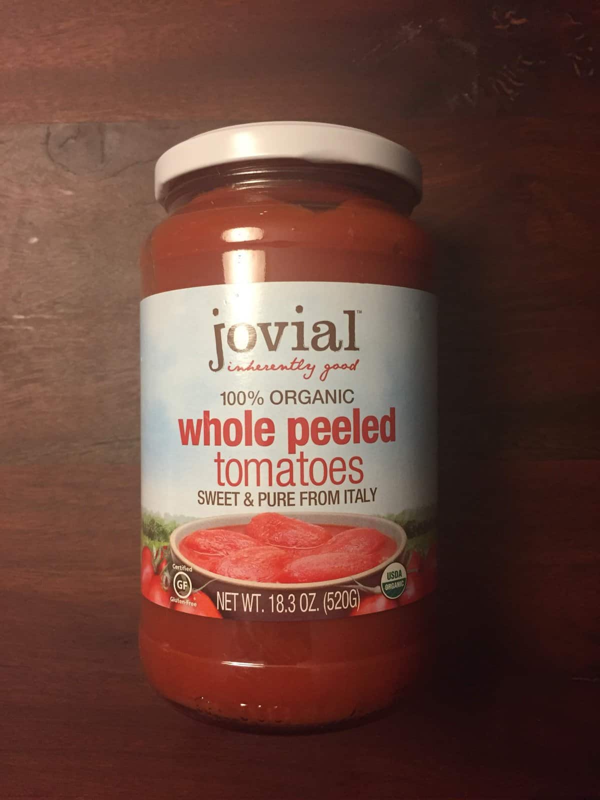 Jovial Organic Whole Peeled Tomatoes