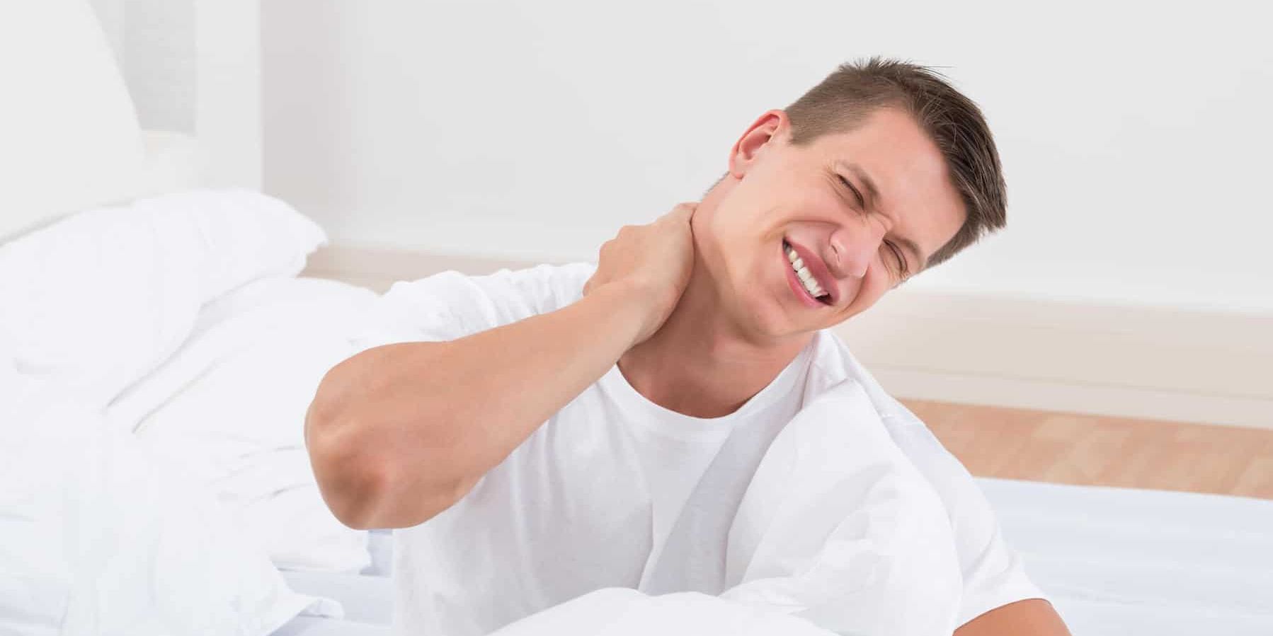 Neck pain from pillow