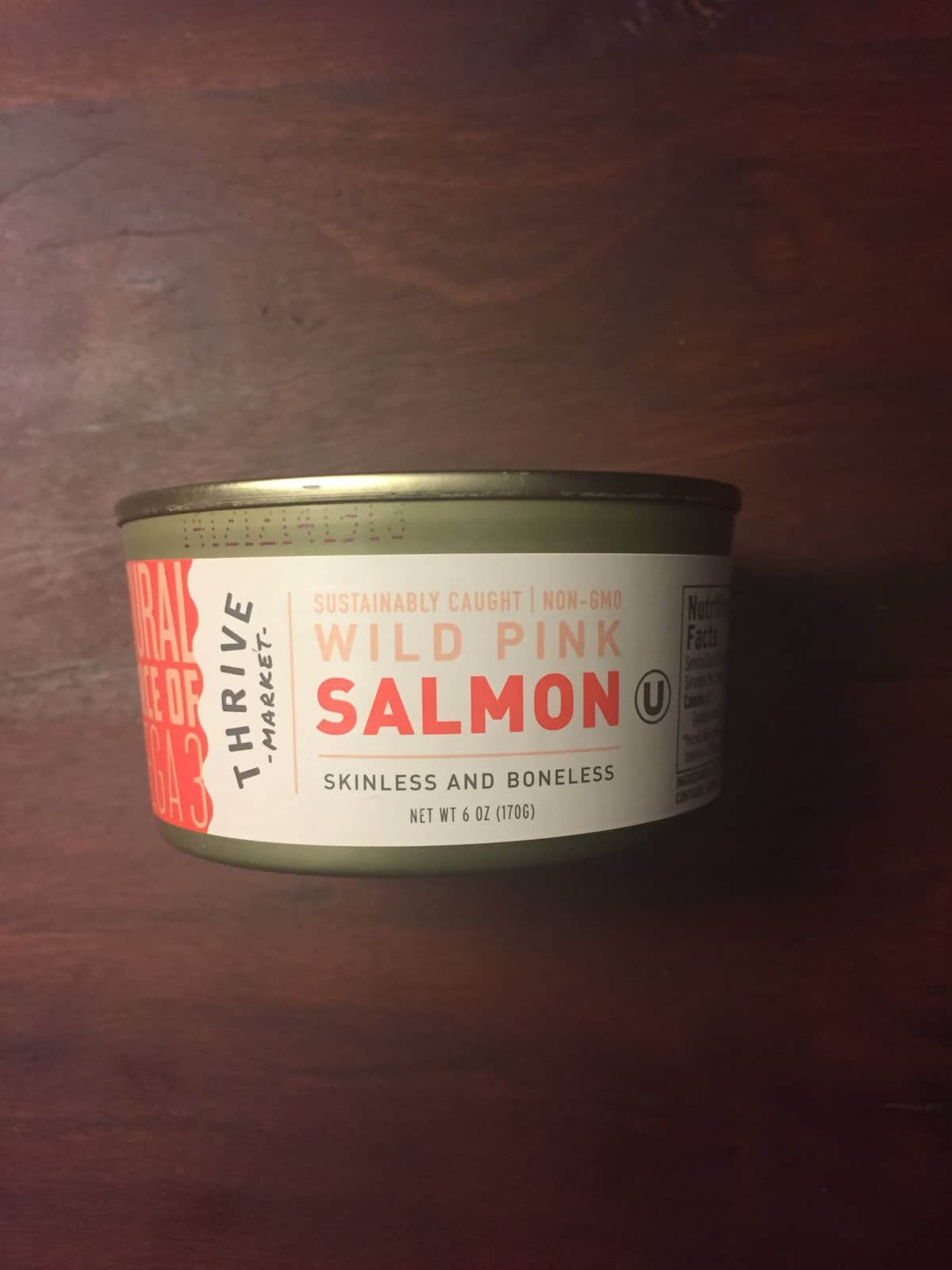 Thrive Market brand Wild Pink Salmon