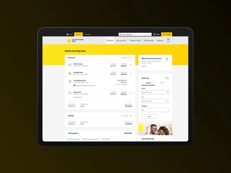 NetBank project showcase