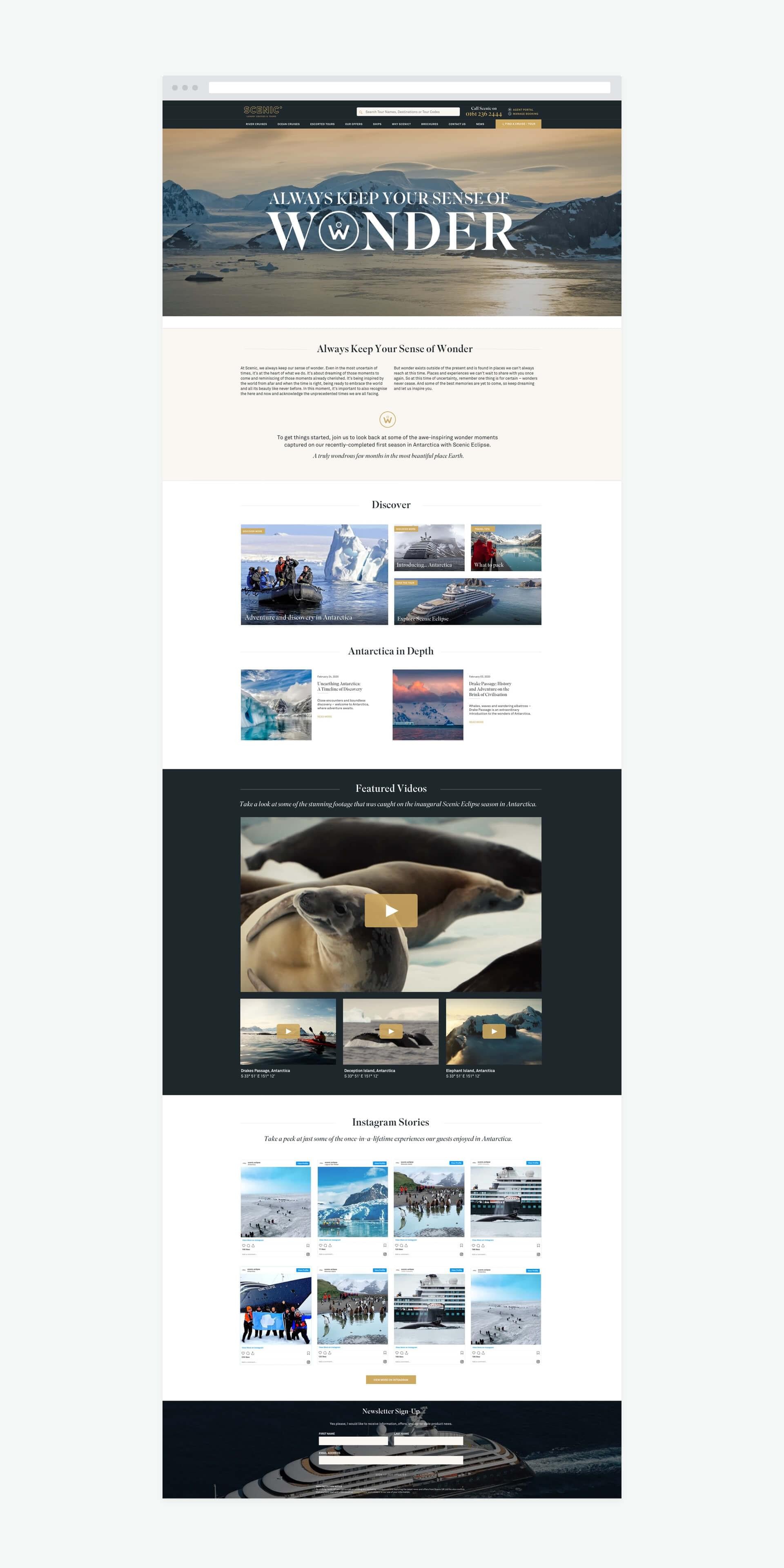 Scenic Wonder Desktop Homepage