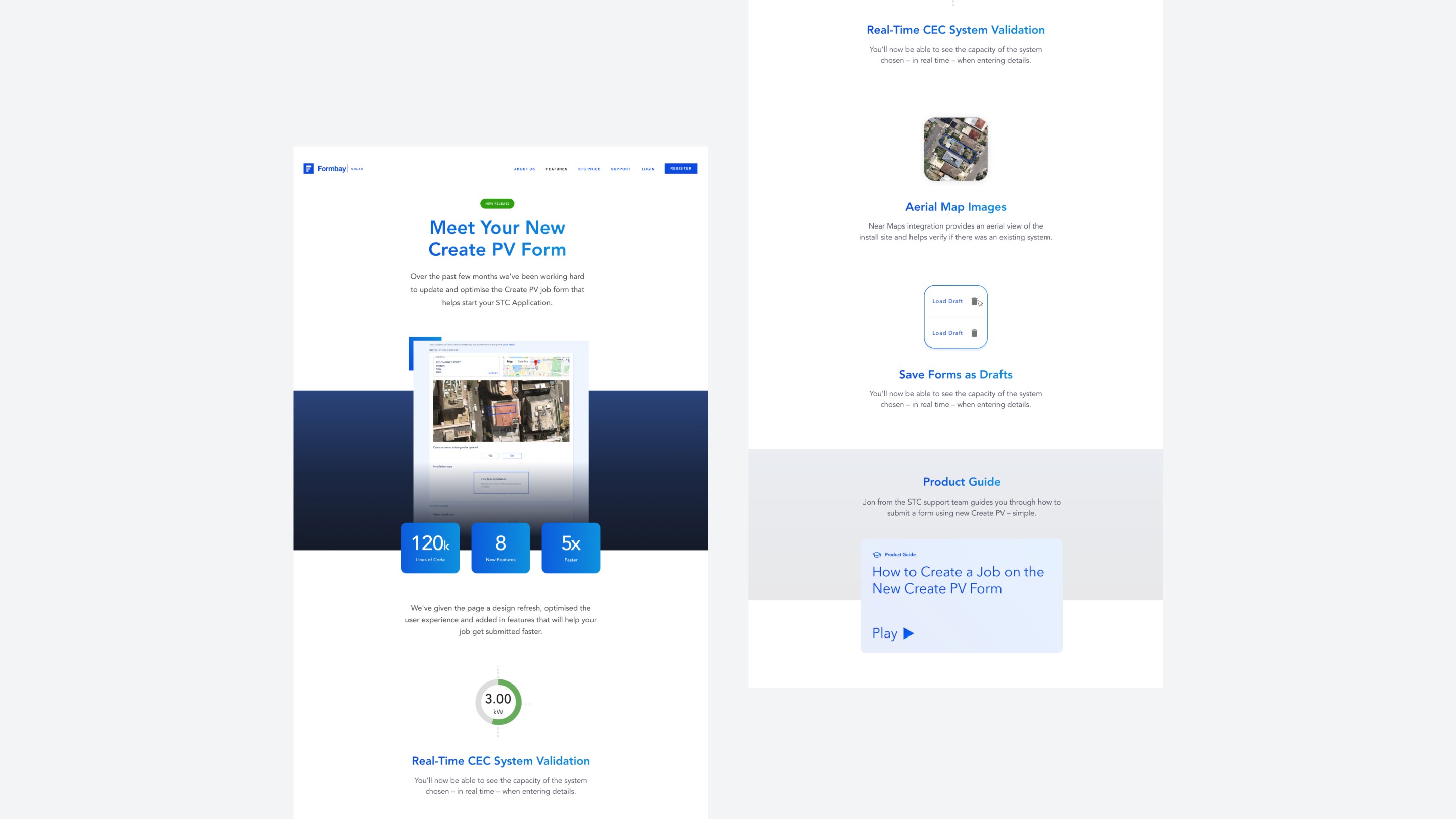 Forbbay webpage concept