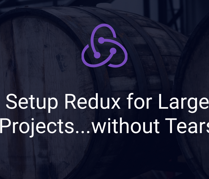 Setup Redux for Large React Projects -  without Tears